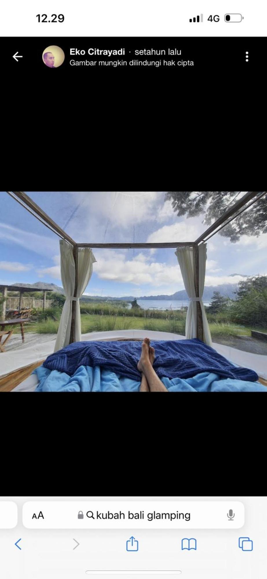 Hotel Kubah Bali Glamping Kintamani Exterior foto